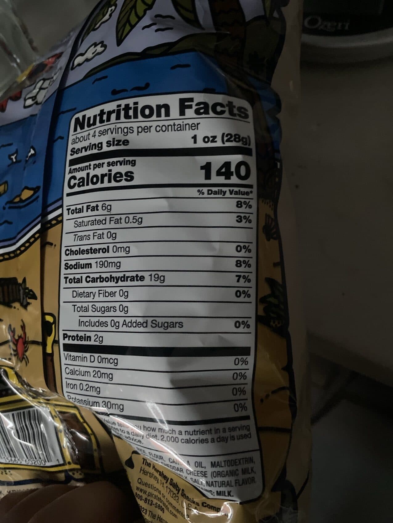 Pirate's Booty Baked Rice And Corn Puffs packshot
