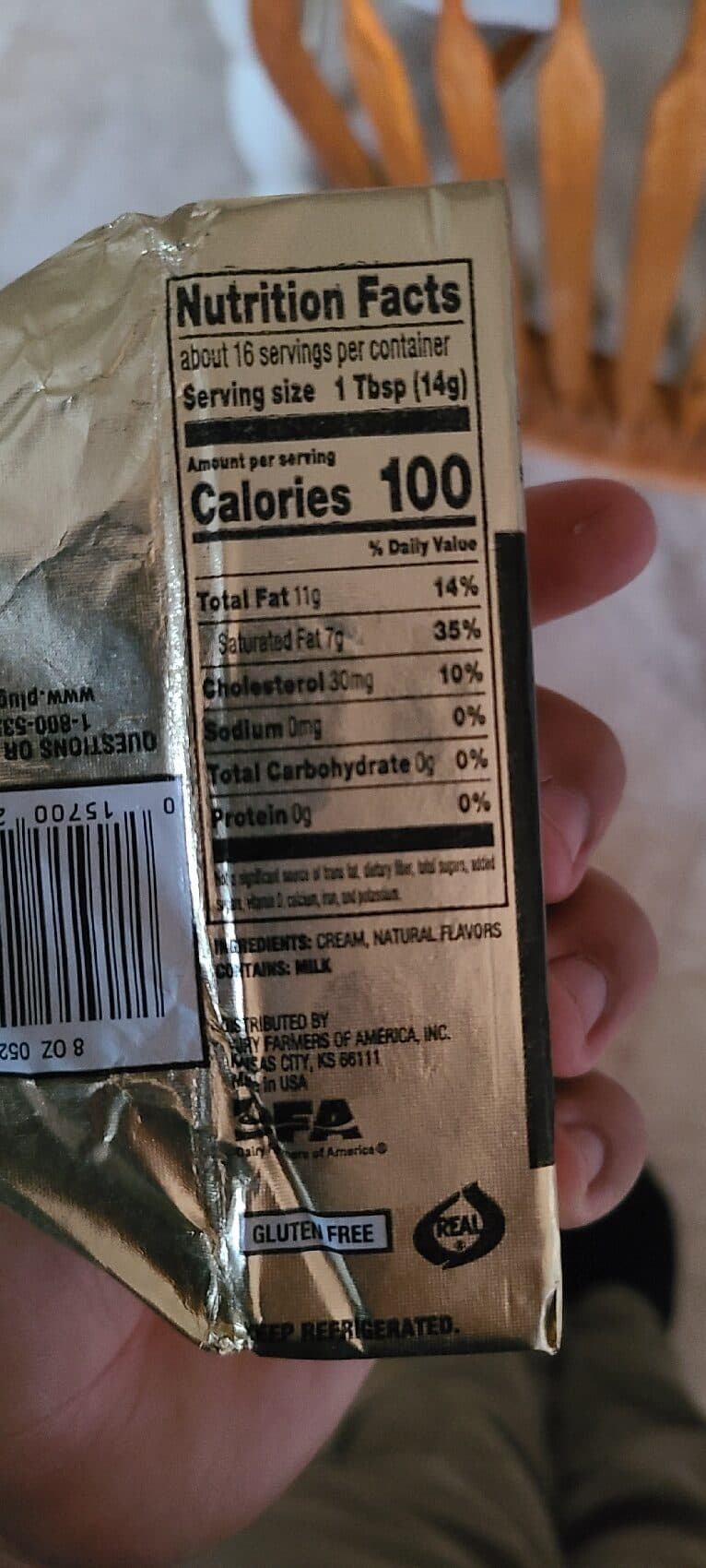 Restaurant Item Unsalted Butter packshot