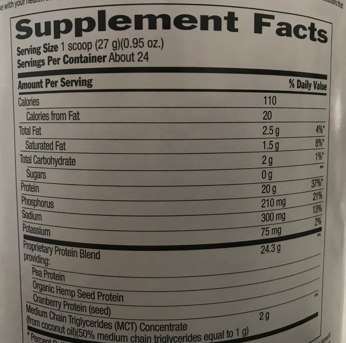 Open Food Facts Vegan protein packshot