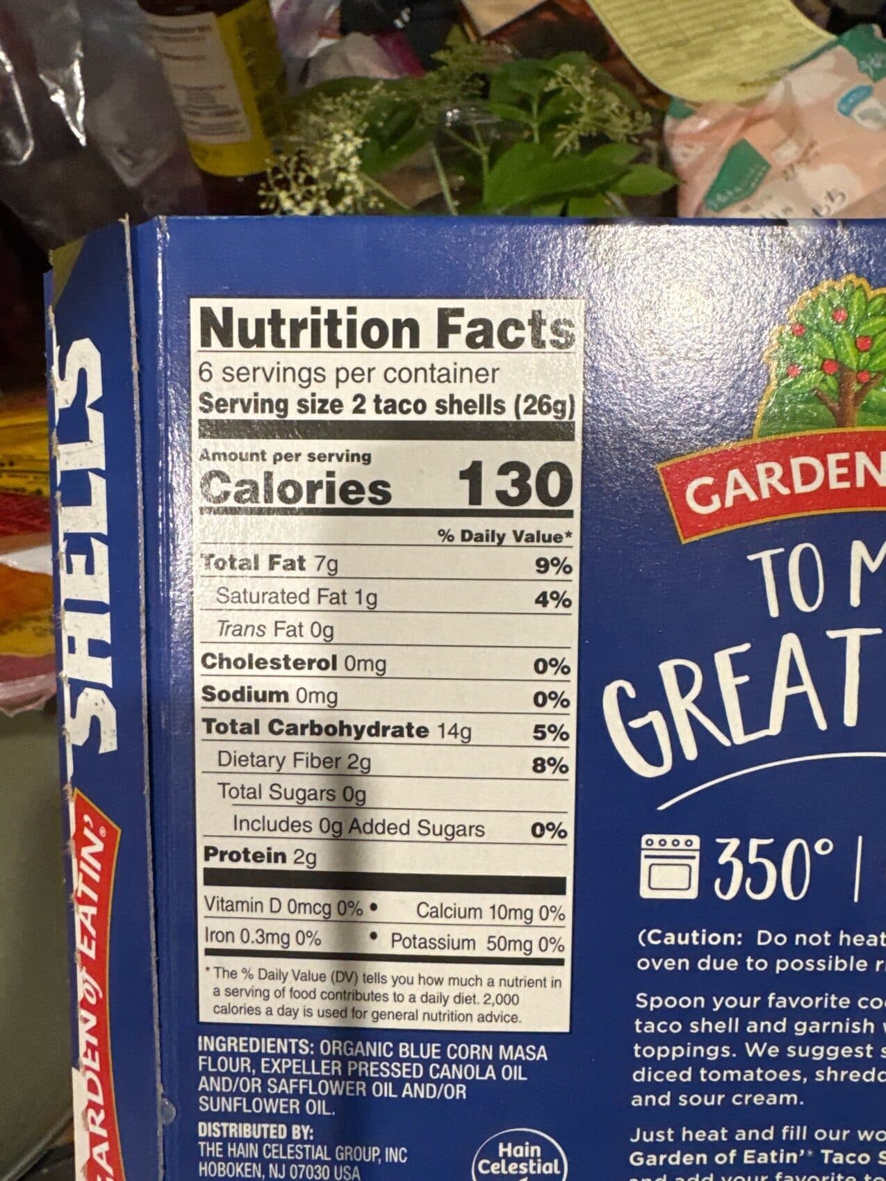Garden Of Eatin' Blue Corn Taco Shells packshot