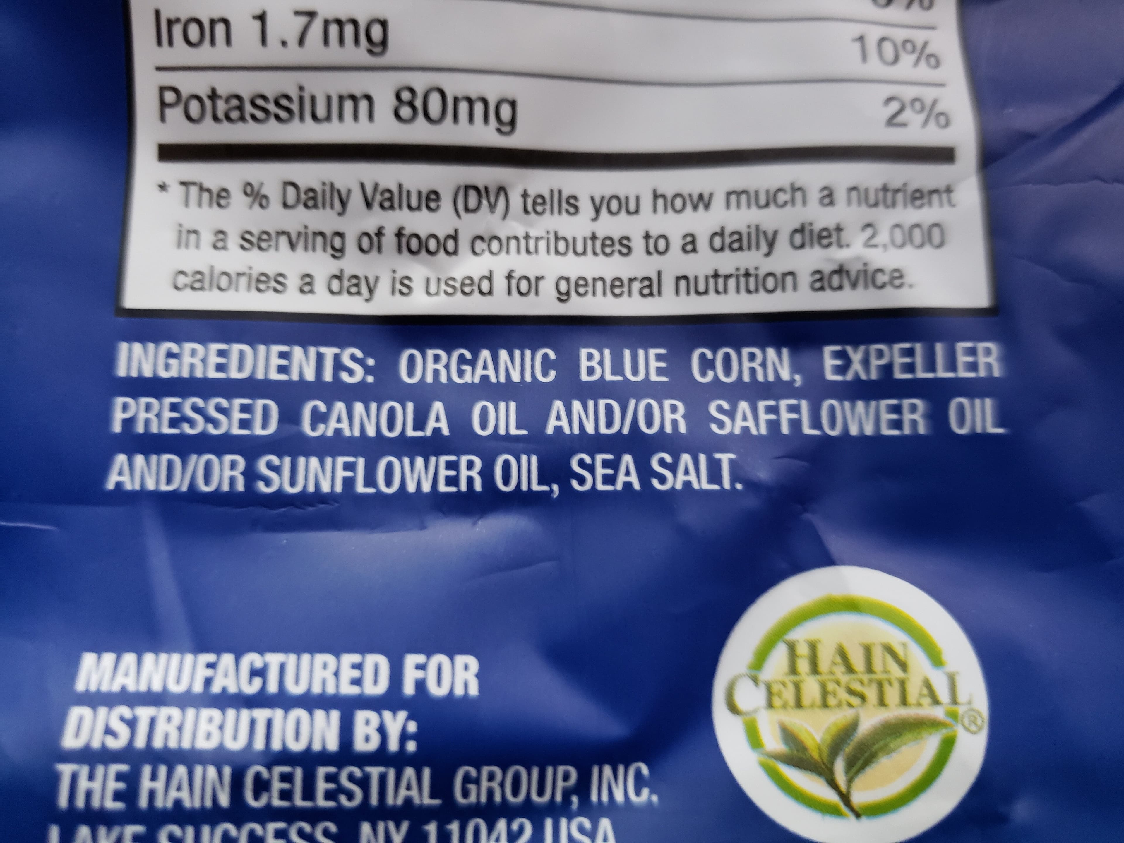 Garden of Eatin' Blue Chips Corn Tortilla Chips packshot
