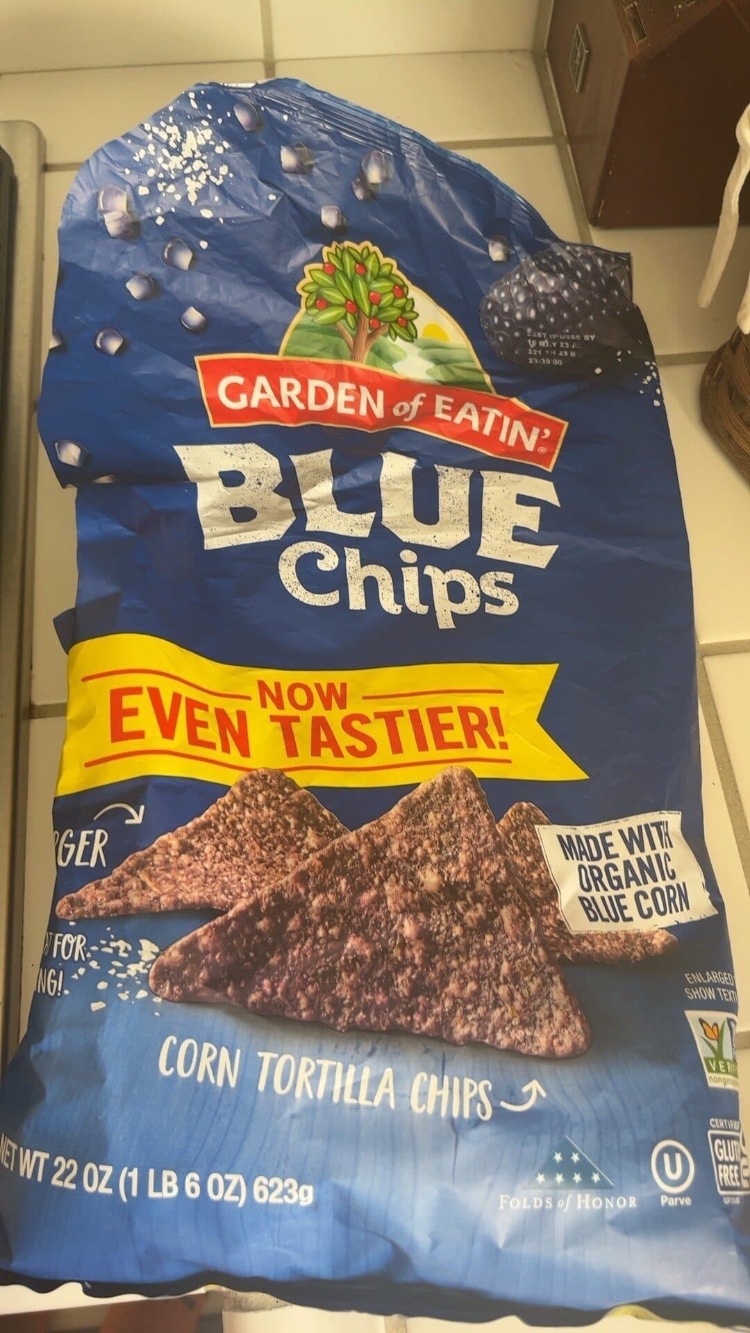 Garden of Eatin' Blue Chips Corn Tortilla Chips packshot