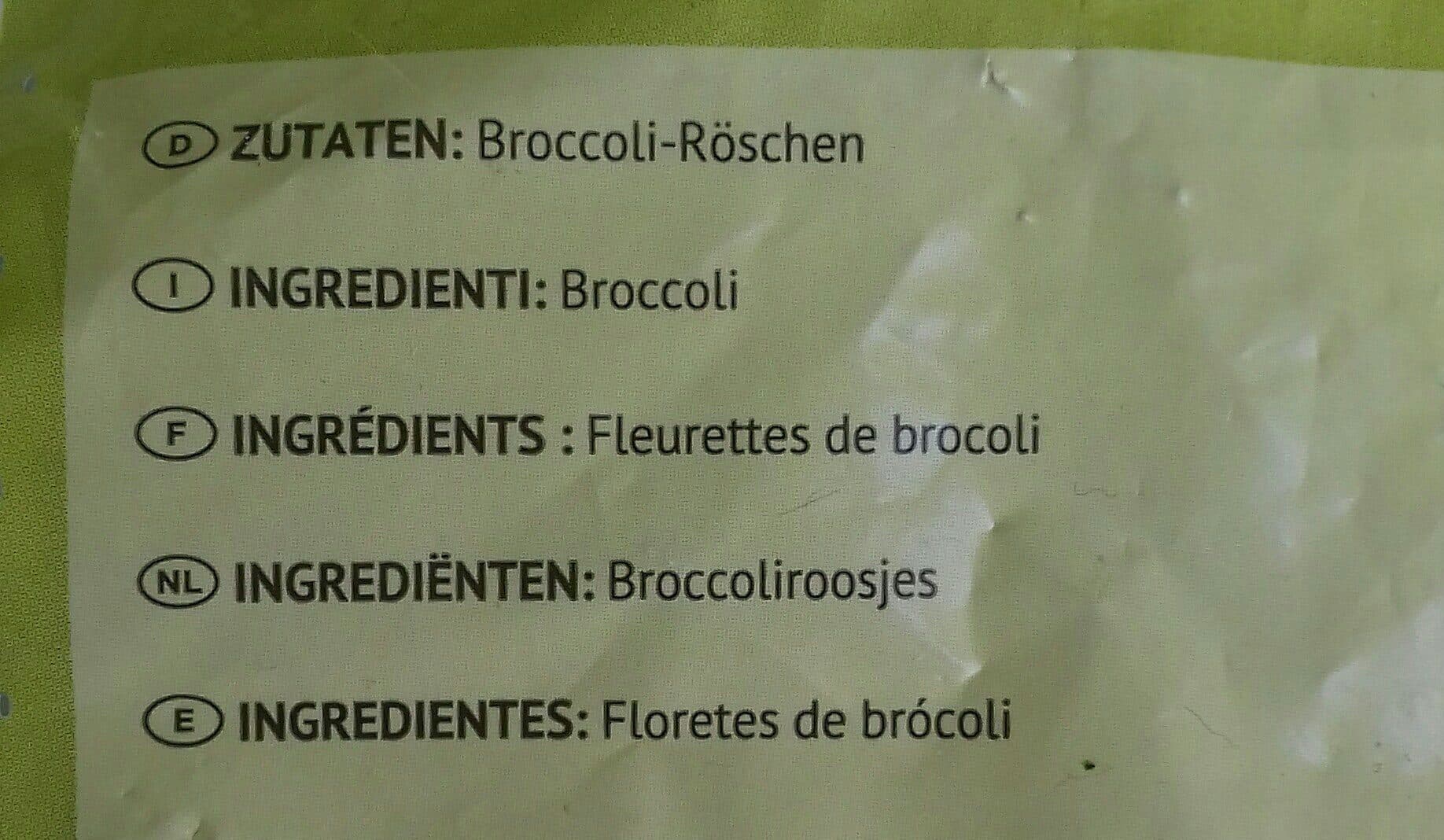 Bofrost Fleurettes de brocolis packshot