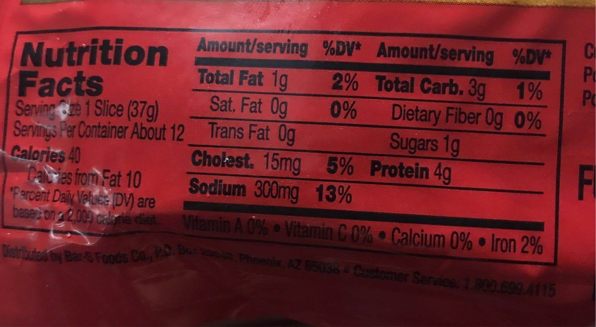 Bar-S Honey Deli Style Ham packshot