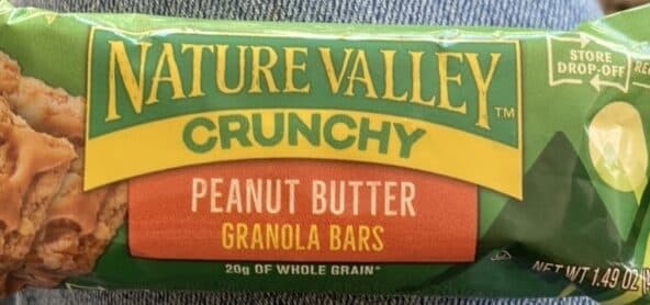 Nature Valley Crunchy Peanut Butter Granola Bars packshot