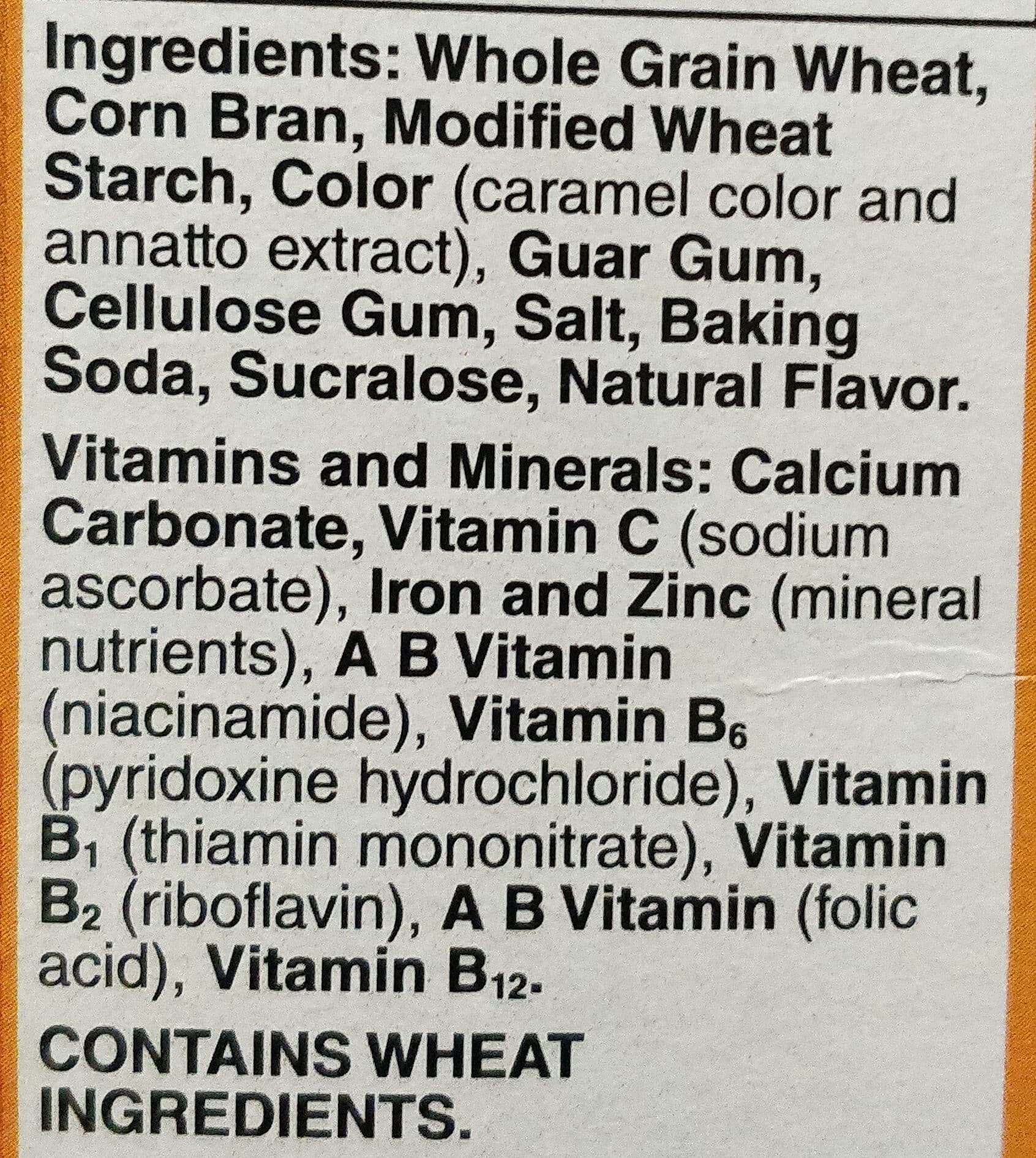 General Mills Fiber bran cereal packshot