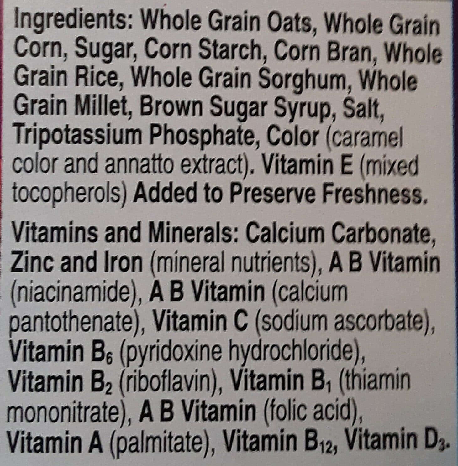 General Mills Multi Grain Cheerios packshot
