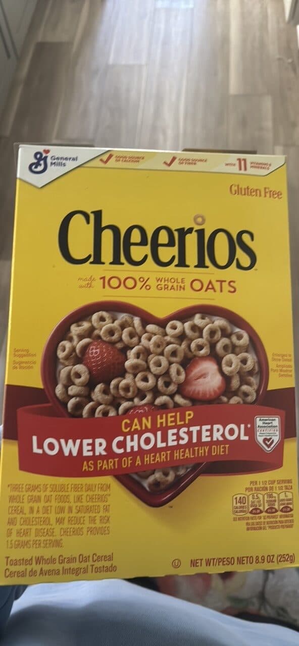 Cheerios Toasted Whole Grain Oat Cereal packshot