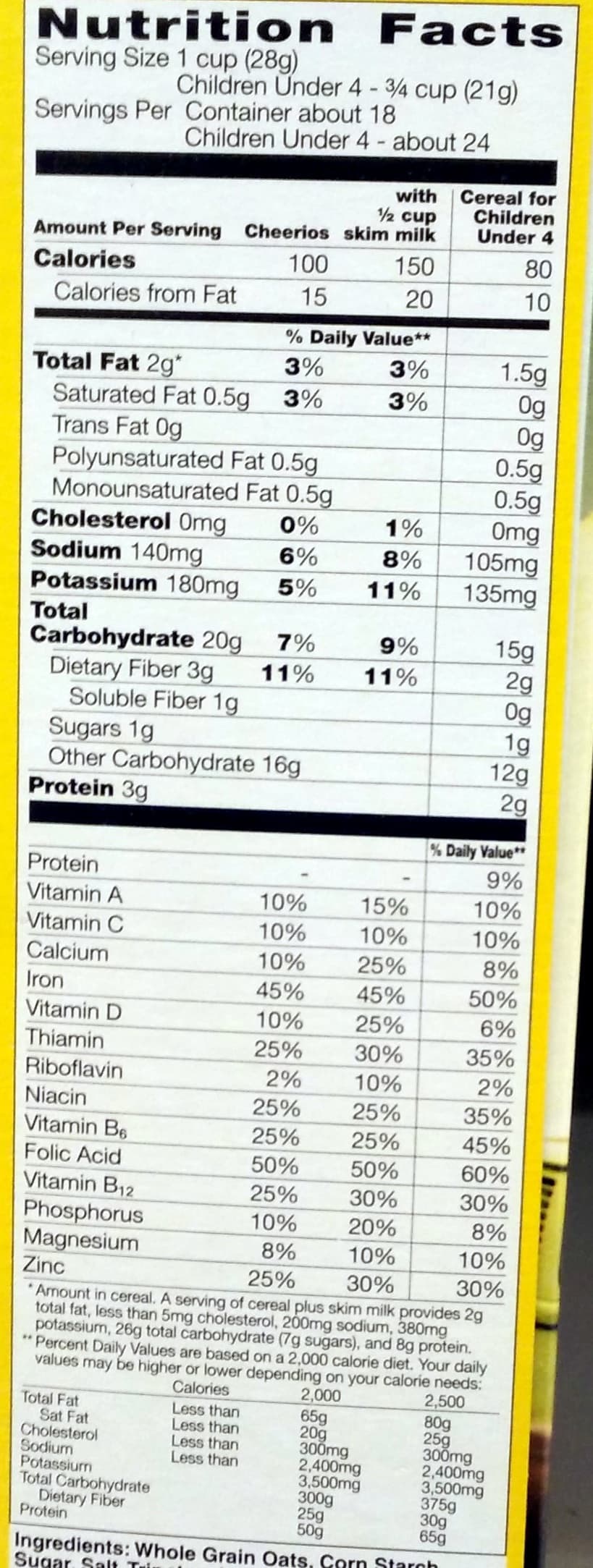 Cheerios Cheerios packshot