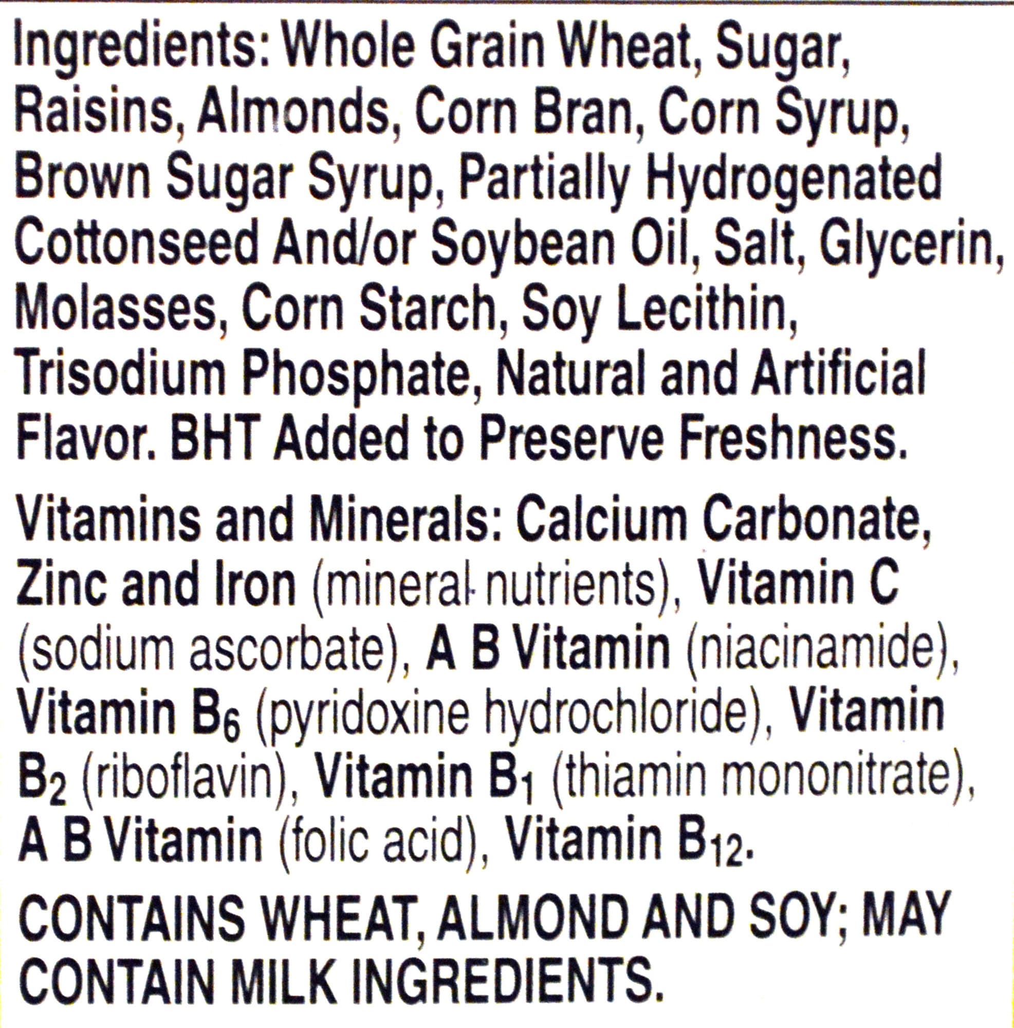 General Mills Raisin Nut Bran Cereal packshot
