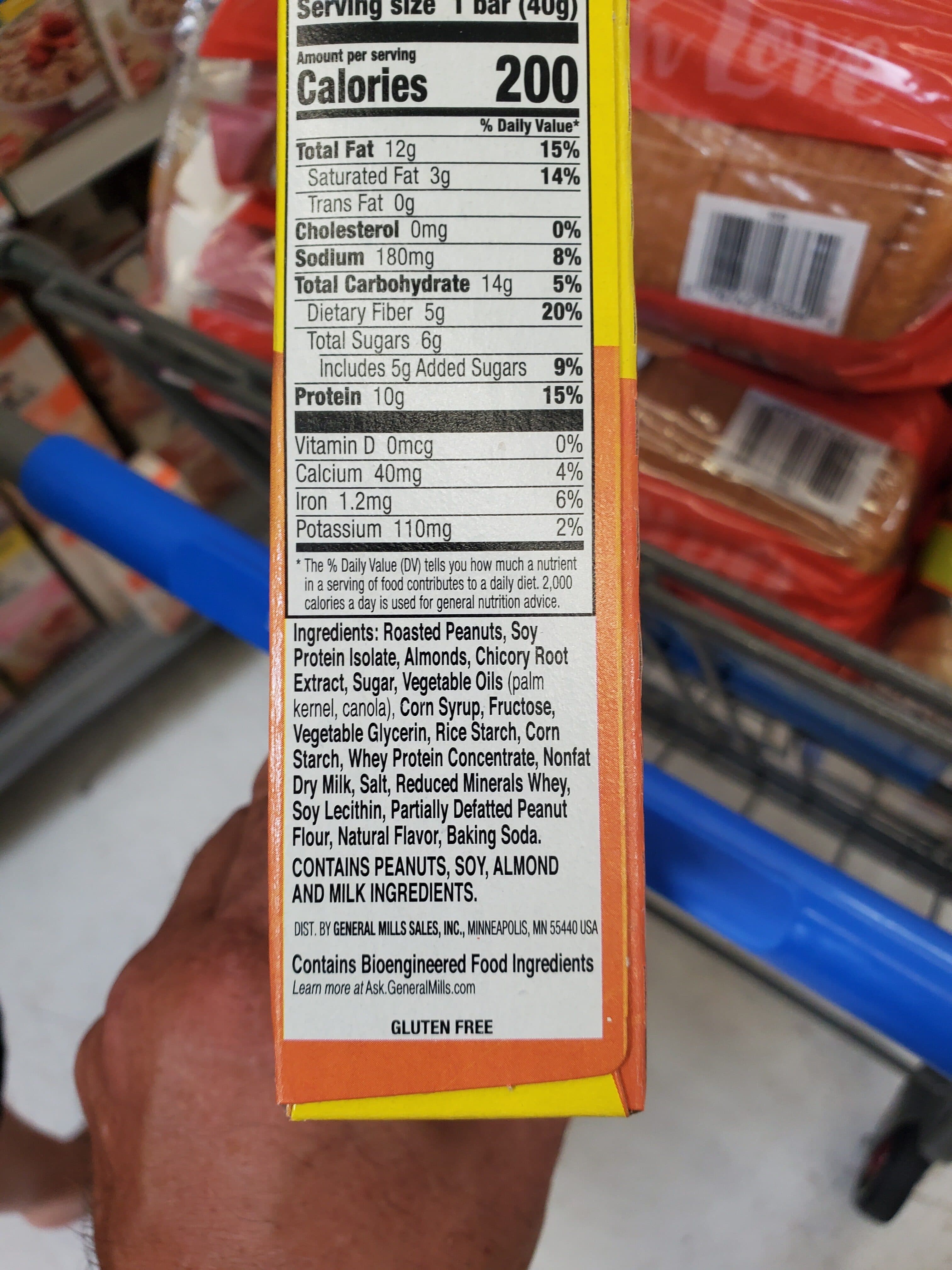 Nature Valley Protein Salted Caramel Nut Chewy Bars packshot