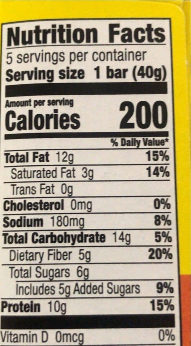 Nature Valley Protein Salted Caramel Nut Chewy Bars packshot