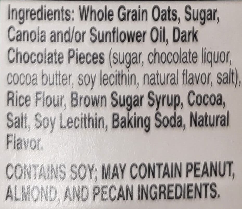 Open Food Facts Nature valley crunchy oats’n dark chocolate granola bar packshot
