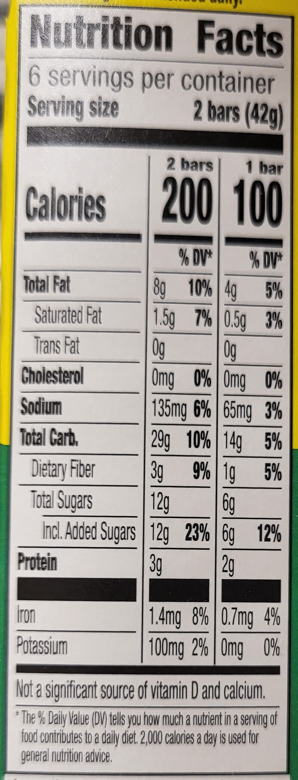 Open Food Facts Nature valley crunchy oats’n dark chocolate granola bar packshot