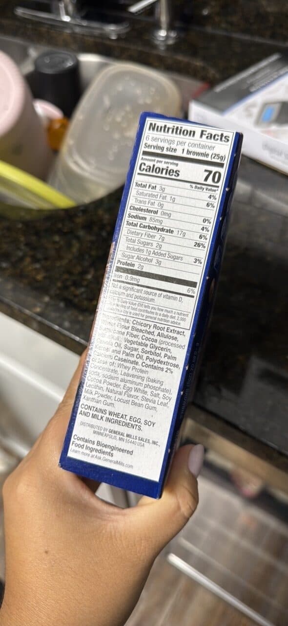Fiber One Brownies Chocolate Fudge packshot