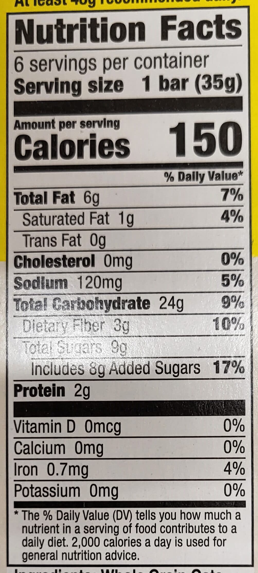 Nature Valley Soft Baked Oatmeal Squares Cinnamon Brown Sugar packshot