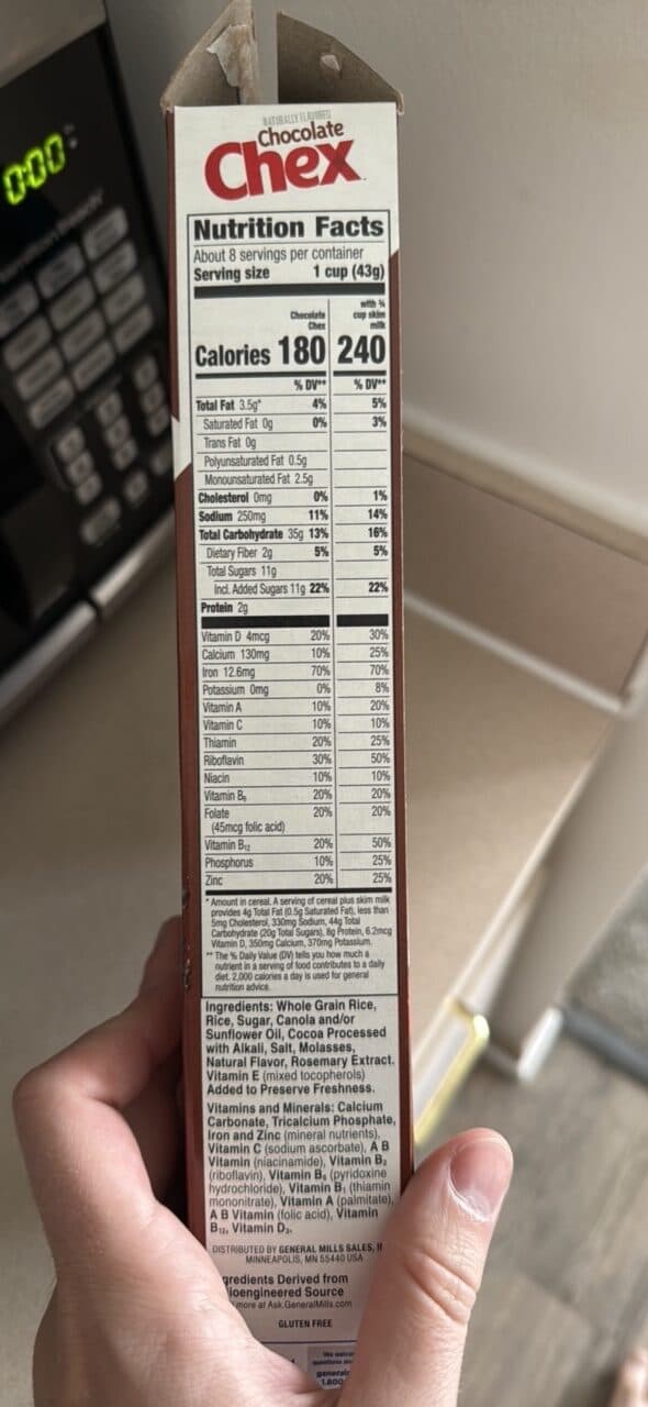 Chex Sweetened Rice Cereal with Natural Chocolate Flavor packshot