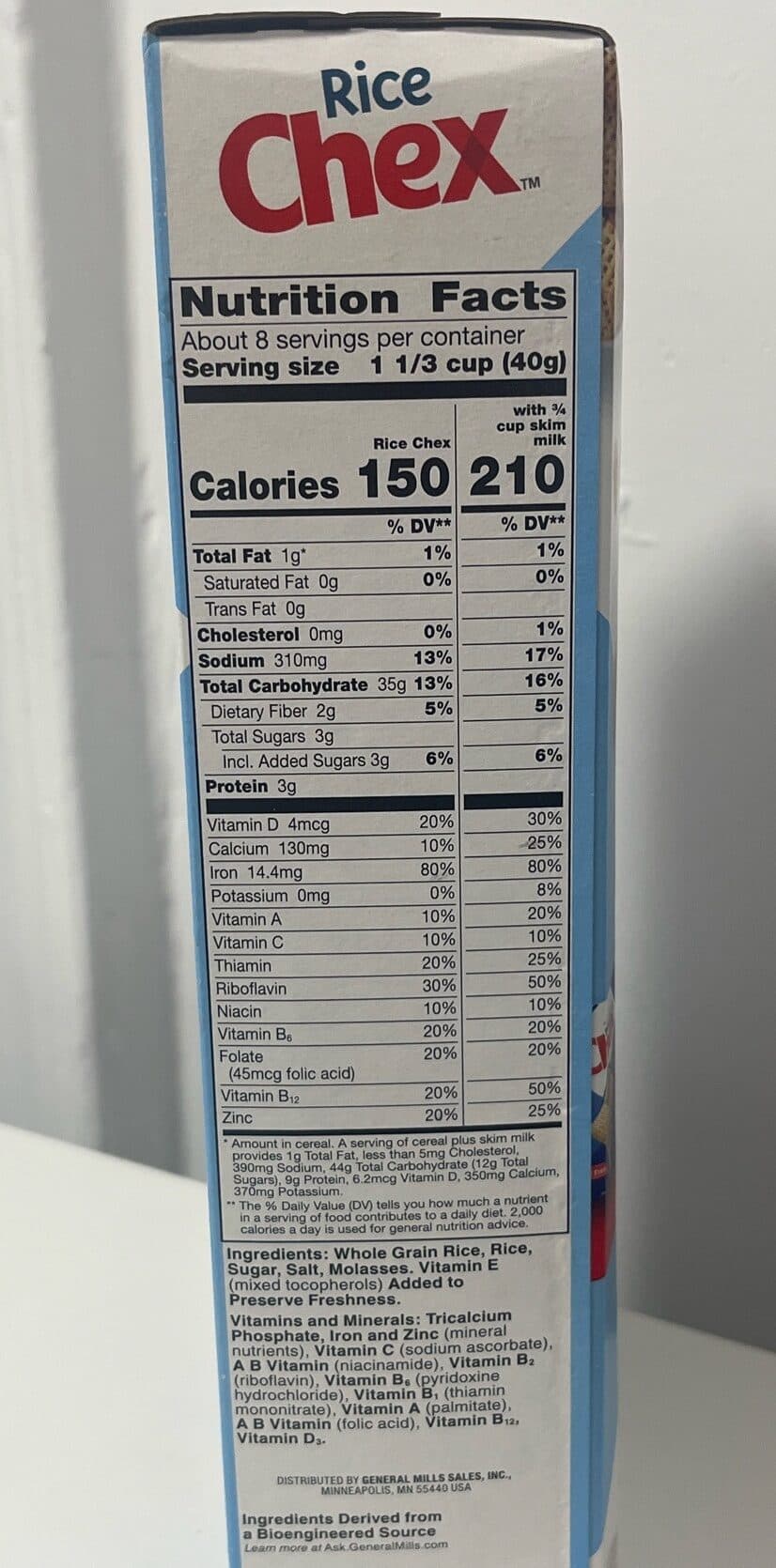 General Mills Rice Chex packshot