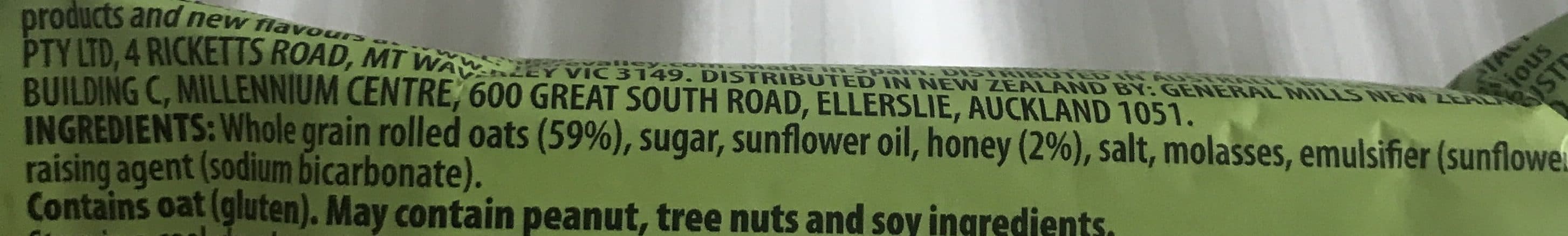 Nature Valley Nature Valley Muesli Bars Oats N Honey Twin Pack packshot