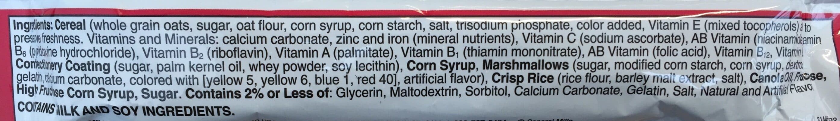 Lucky Charms Barre Lucky Charms Treats King Size packshot