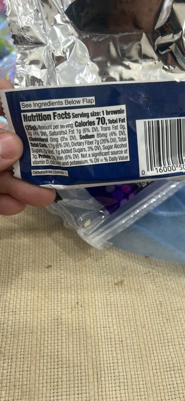 Fiber One Brownies Chocolate Fudge packshot