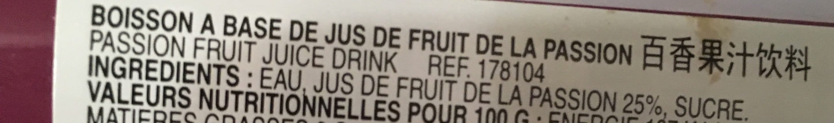 Cock Boisson Fruits De La Passion 25 CL packshot