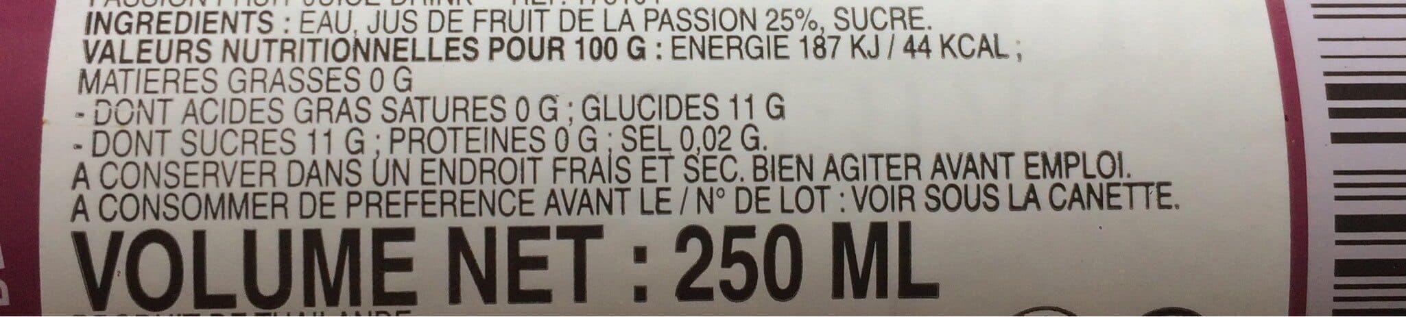 Cock Boisson Fruits De La Passion 25 CL packshot