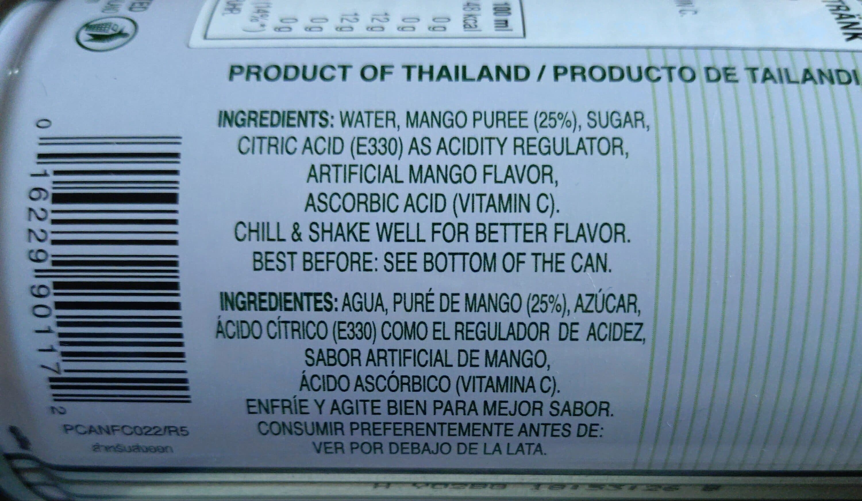 Foco Mango Juice packshot