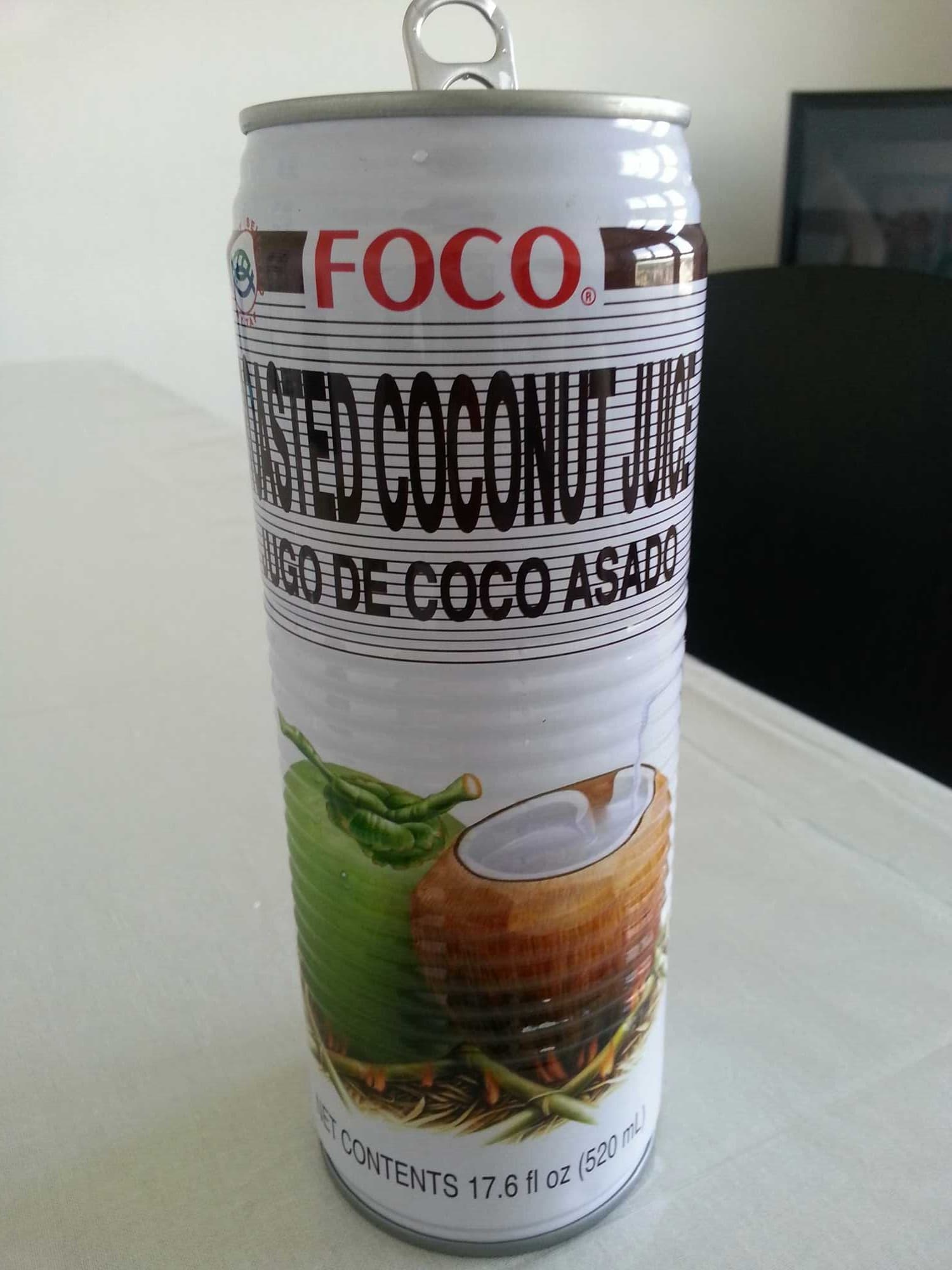 Foco Roasted Coconut Juice packshot