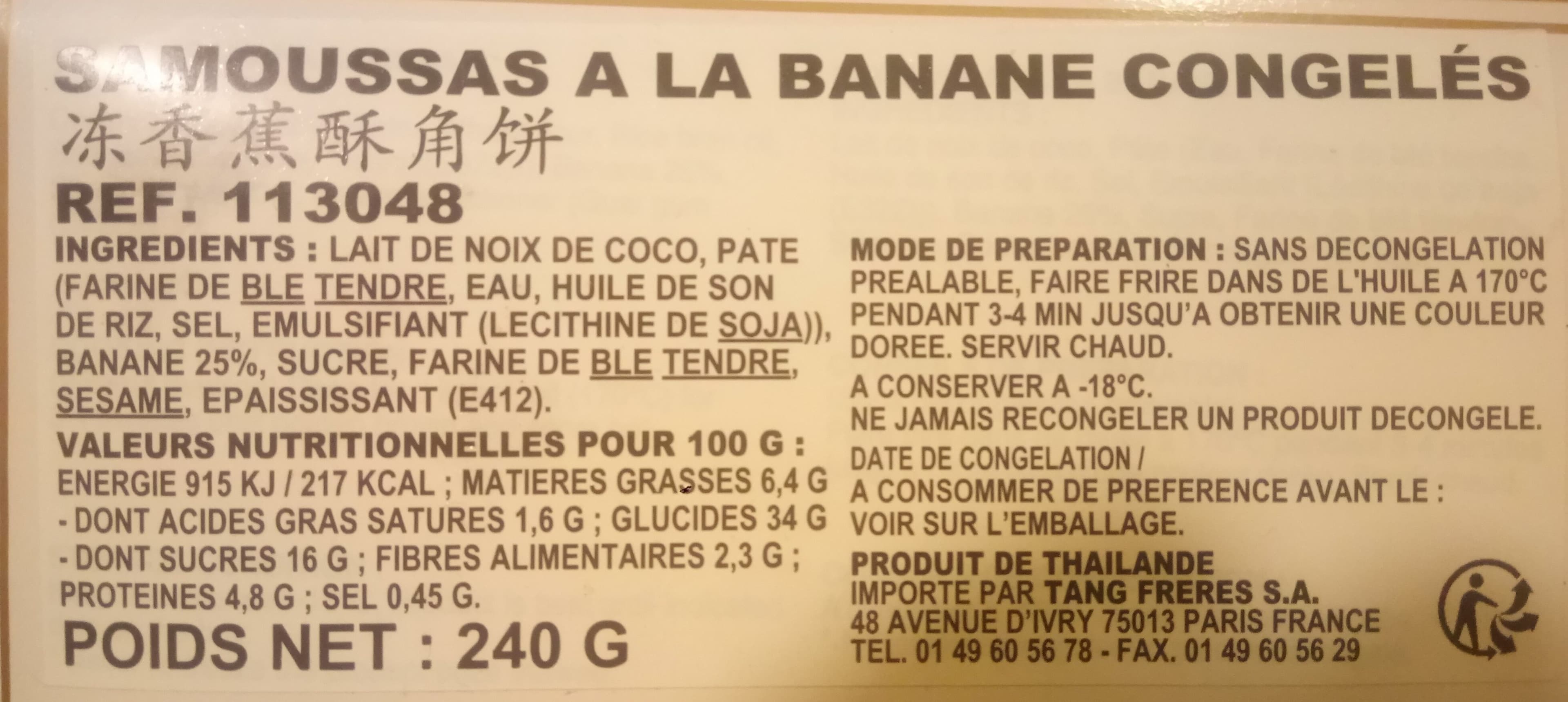 Little Chef Froment Banane Samosa packshot
