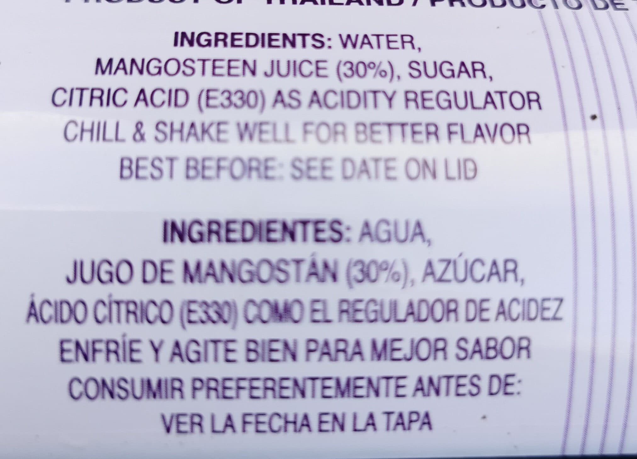 Foco Mangosteen Juice Drink packshot