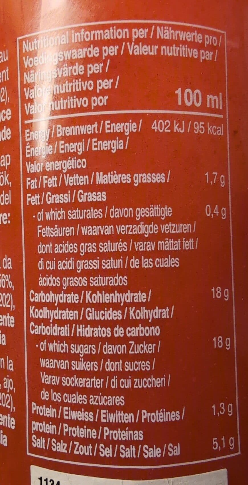 UNI-EAGLE SRIRACHA HOT CHILLI SAUCE packshot