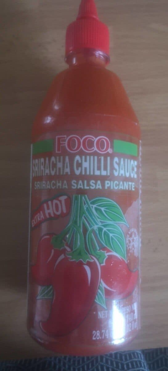 FOCO Sriracha chilli sauce packshot
