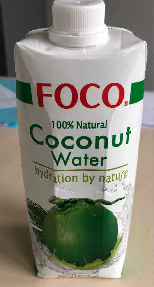 Foco Coconut Water packshot
