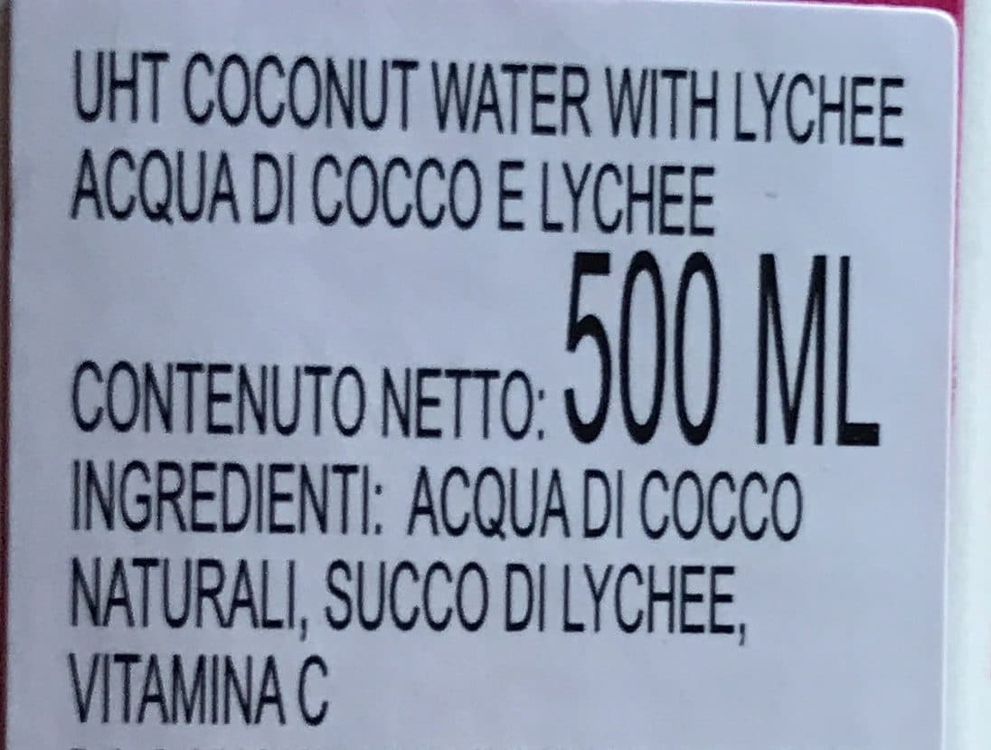 Foco Foco Coconut Water With Lychee packshot