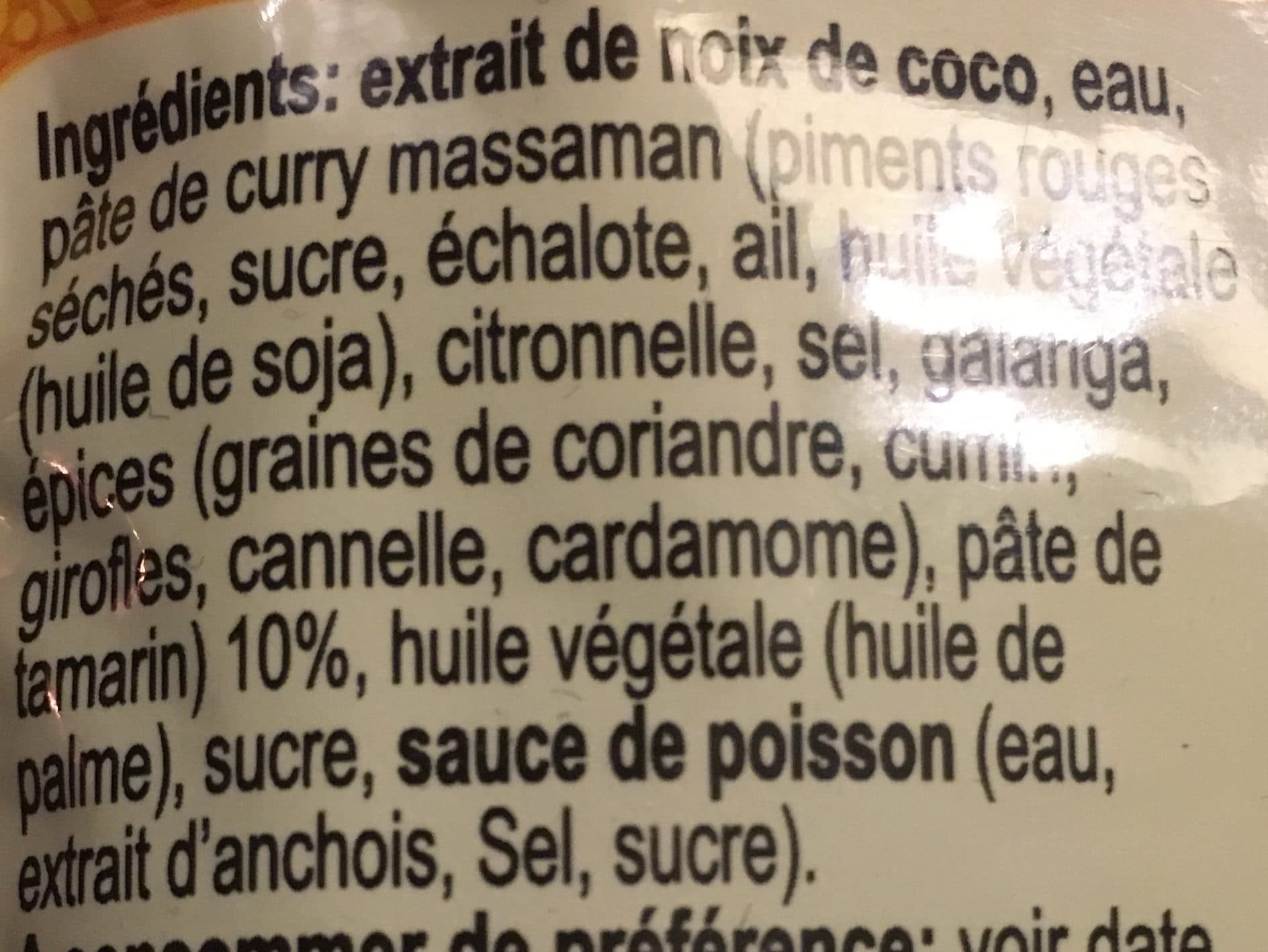 Aroy d Thaï Massaman Curry packshot
