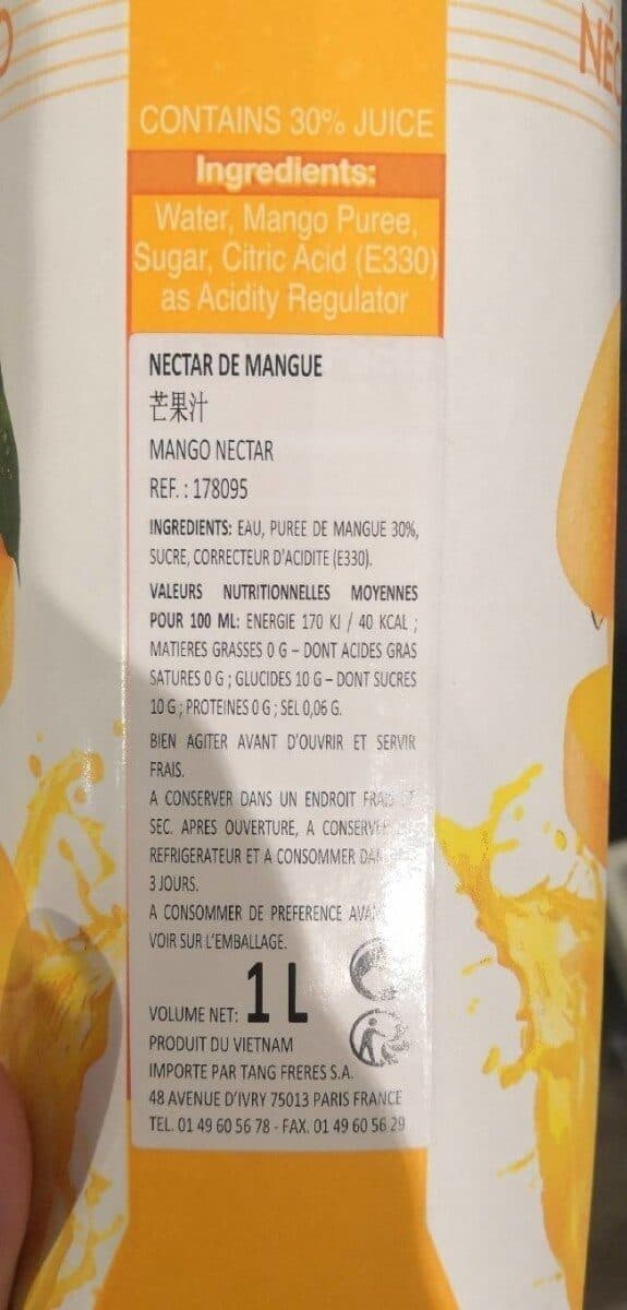 Foco Fruit nectar packshot