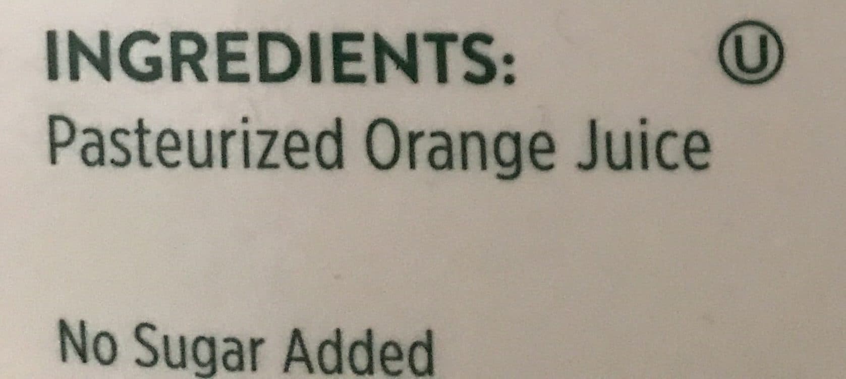 Florida's Natural 100% premium florida orange juice, some pulp packshot