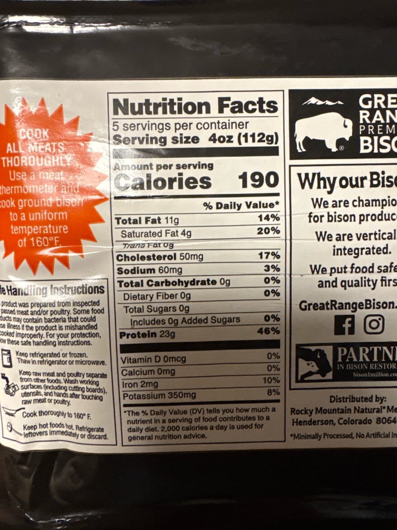 Great Range Ground Bison packshot