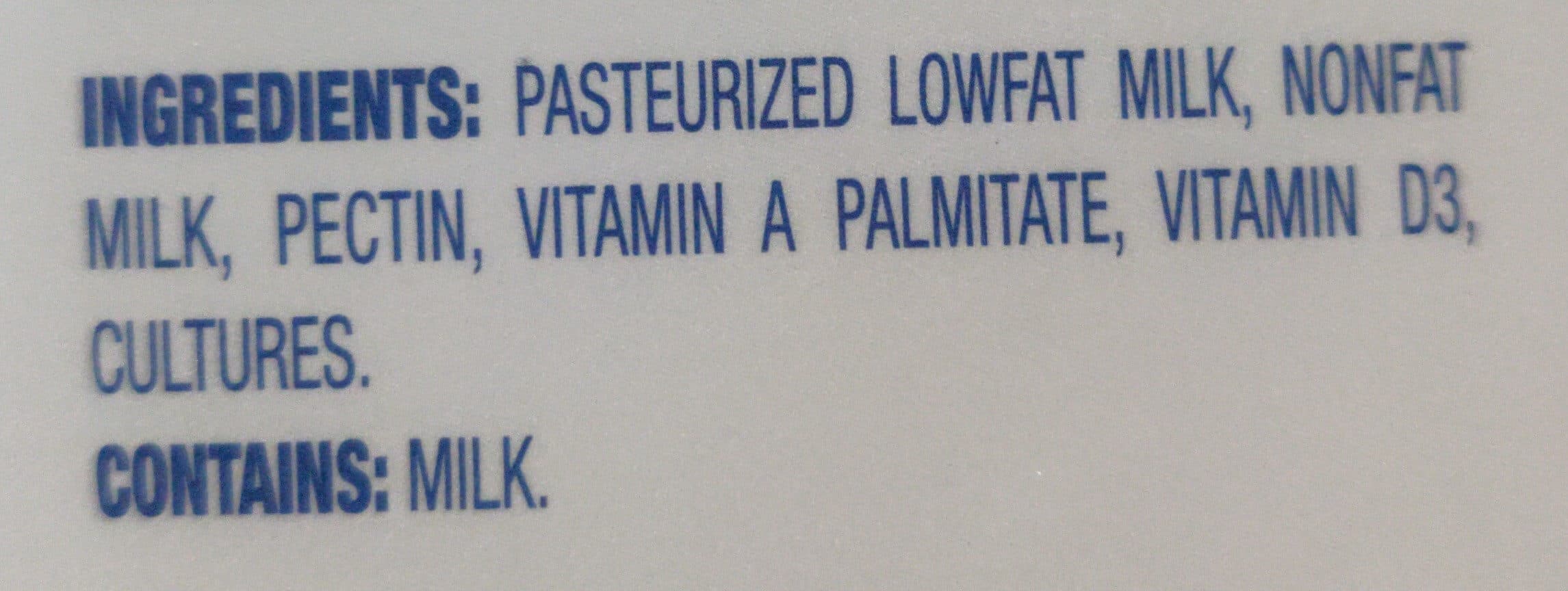 Lifeway KEFIR cultured lowfat milk packshot