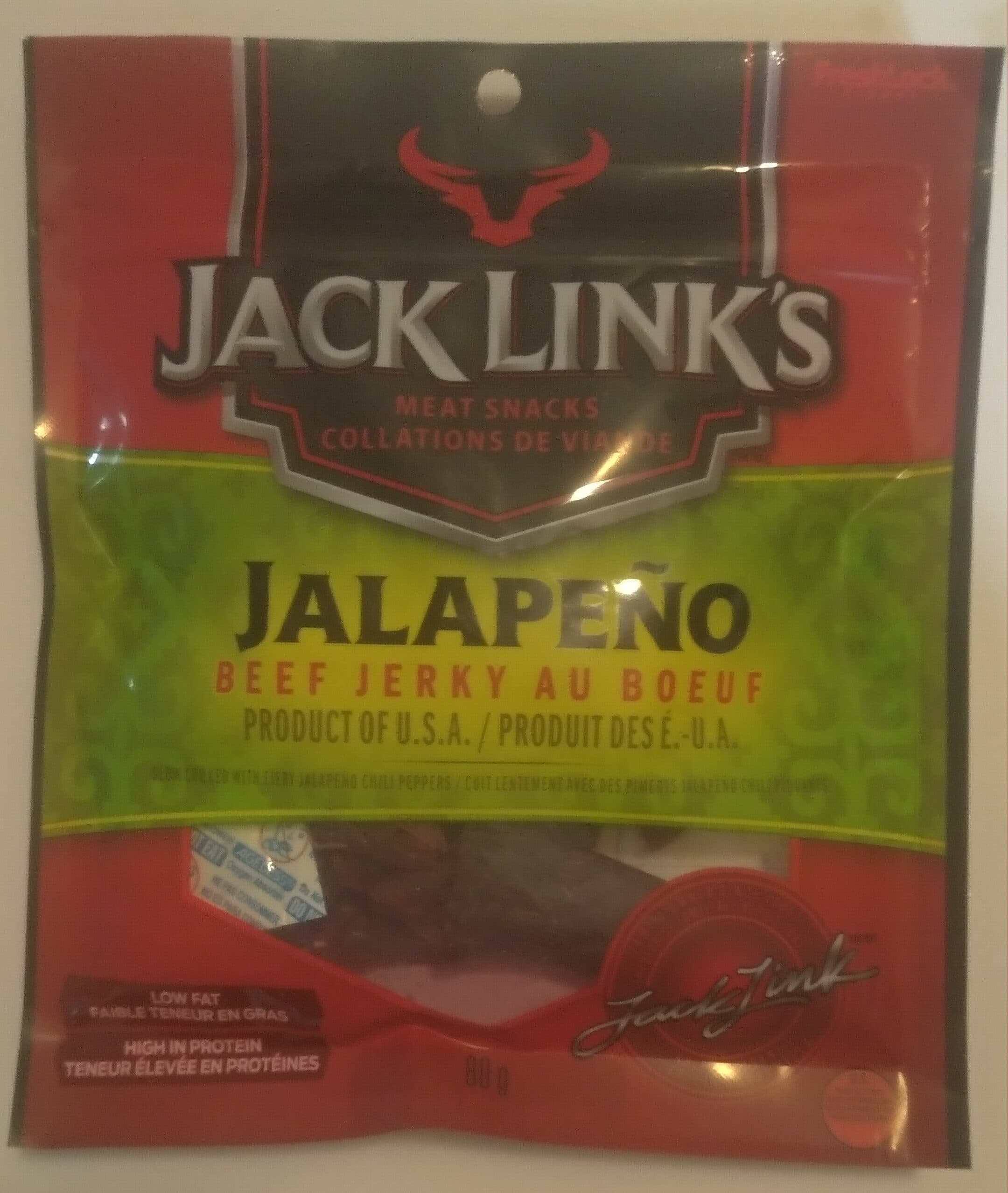 Jack Link's Jack Links Beef Jerky Jalapeño packshot