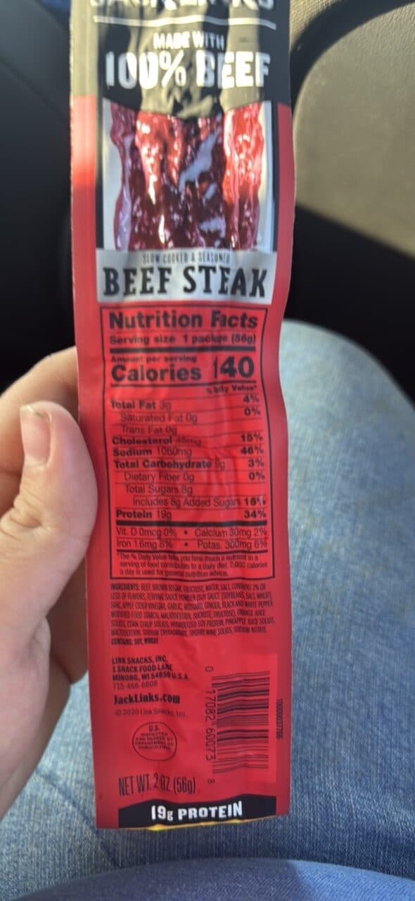 Jack Link's Beef Steak packshot