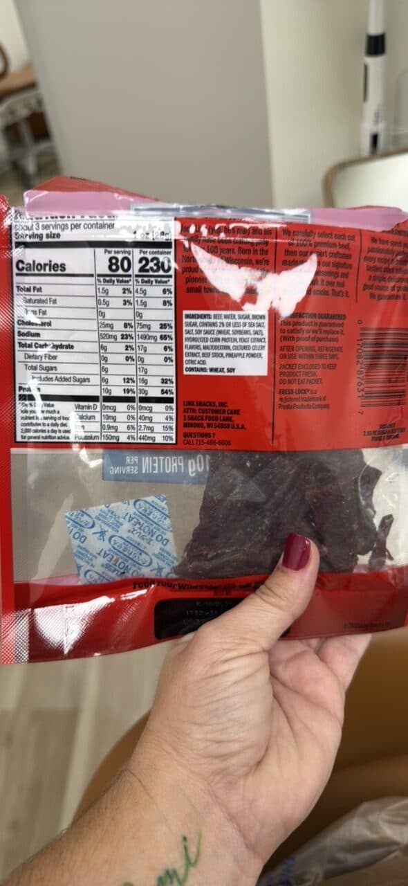 Jack Link's Beef Jerky Original packshot
