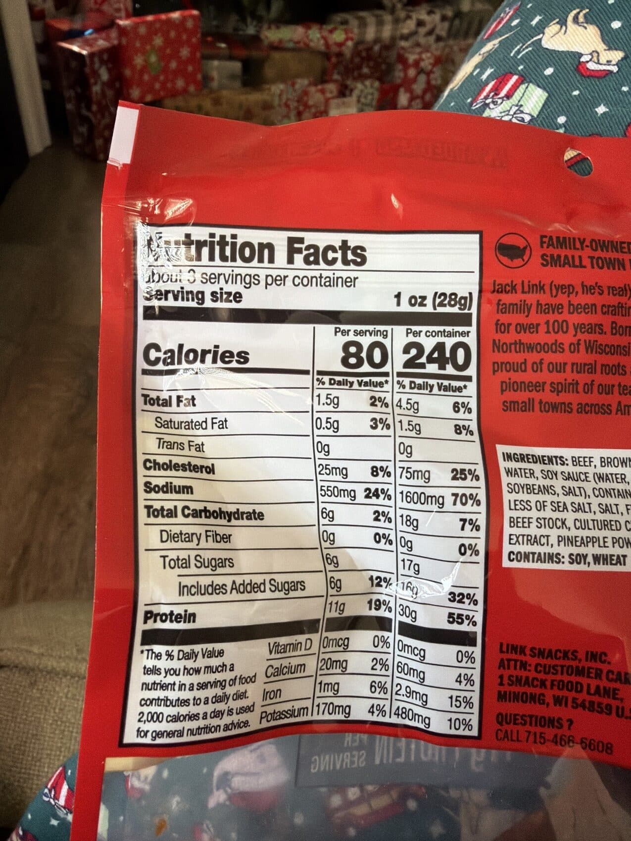 JACK LINK'S BEEF JERKY TERIYAKI packshot