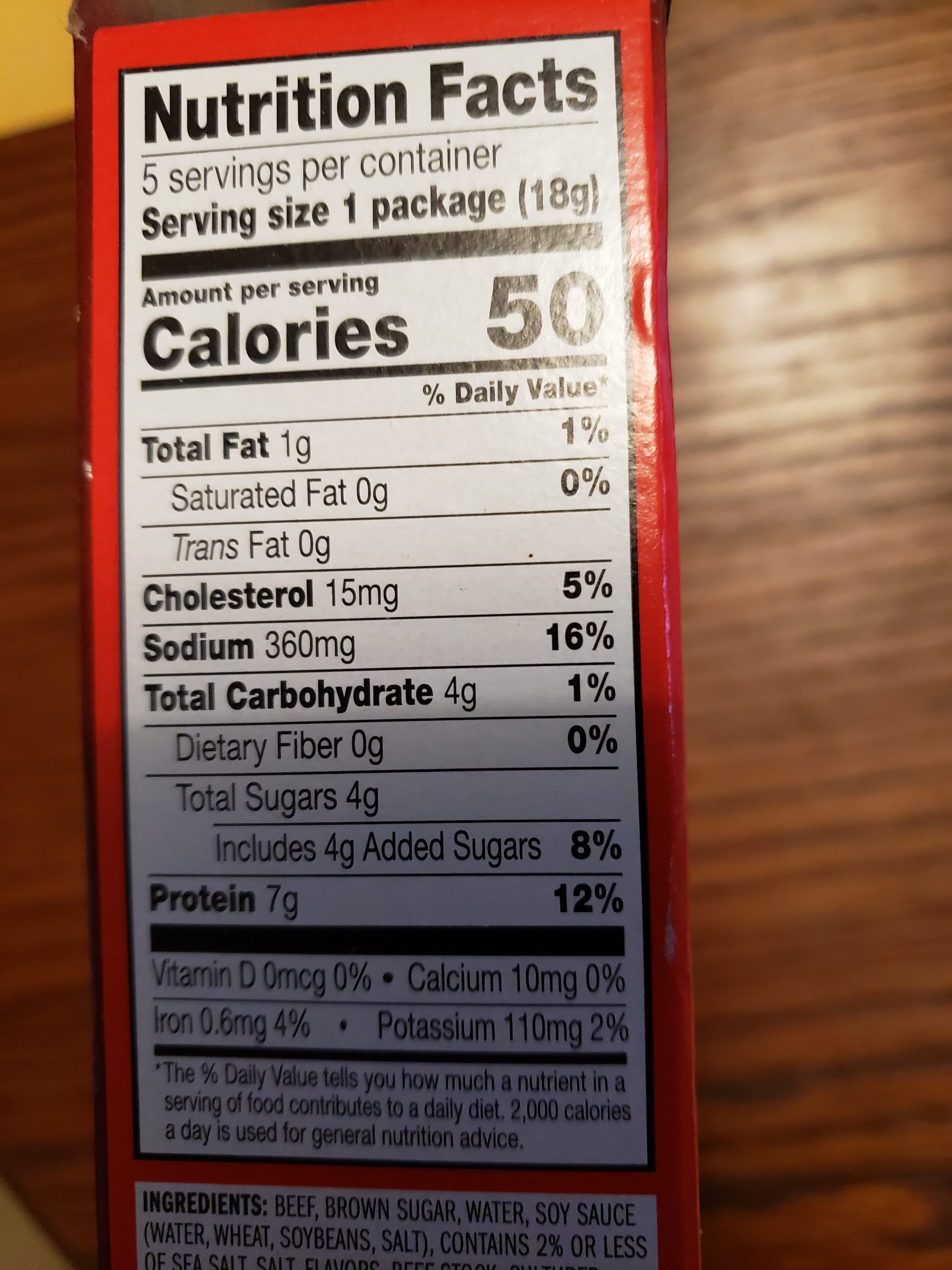 Jack Link's Teriyaki Beef Jerky packshot