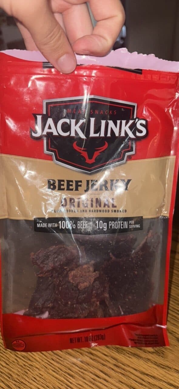 Jack Link's Jack Link's, Original Beef Jerky large peg bag packshot