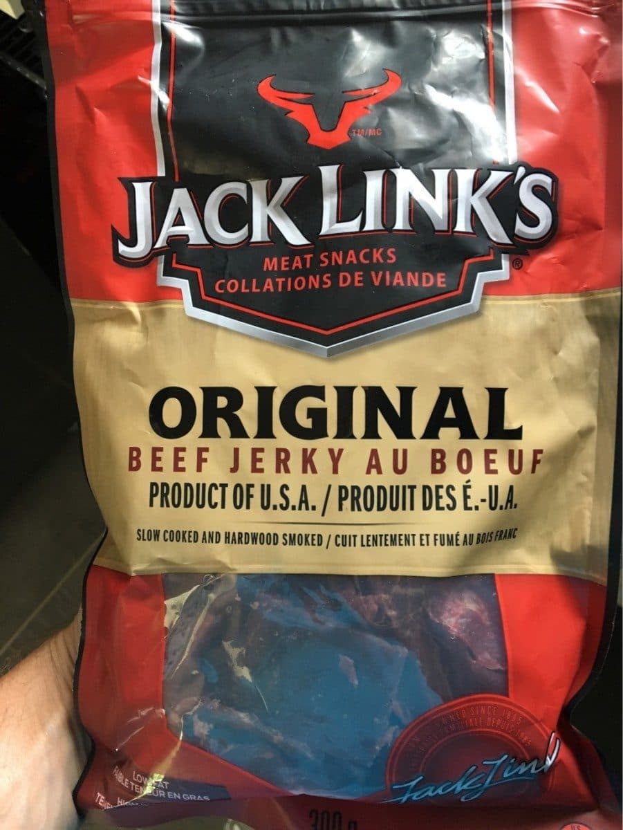 Jack Link's Beef Jerky au boeuf packshot
