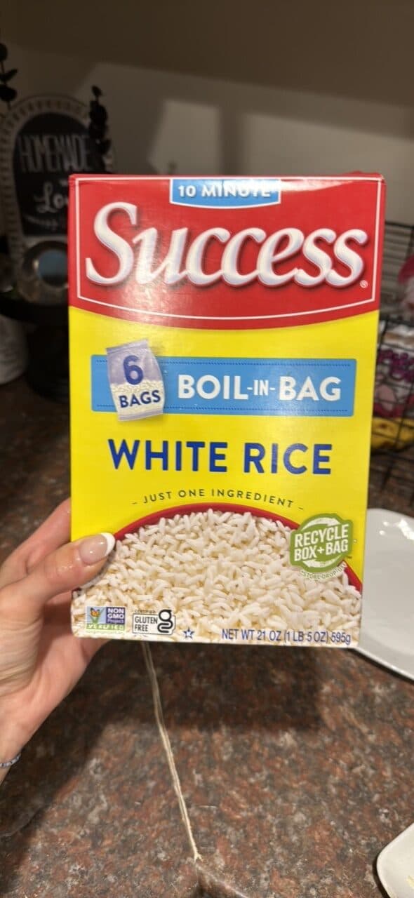 Success WHITE RICE packshot