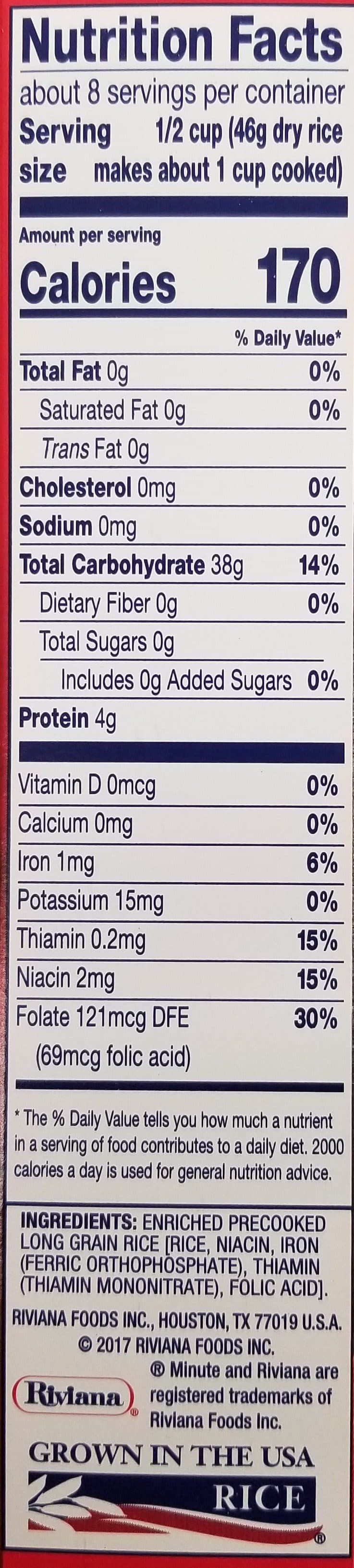 Minute WHITE RICE packshot