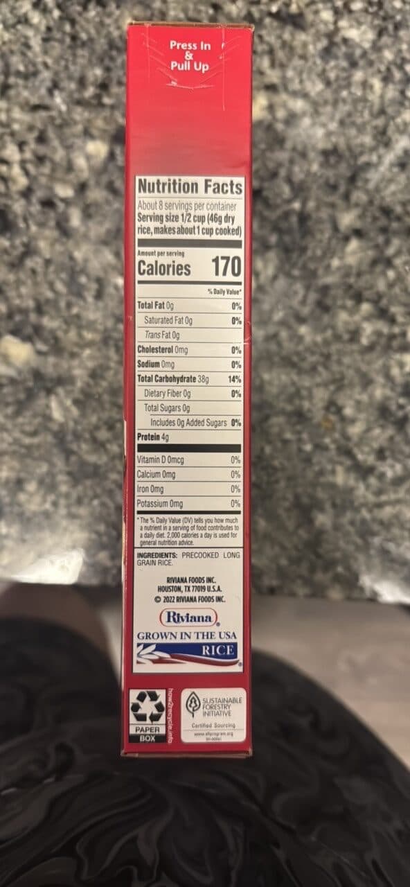 Minute WHITE RICE packshot